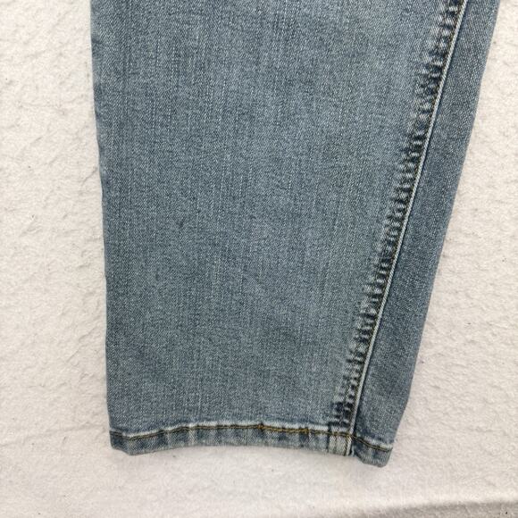 Levis Jeans Mens 36 X 32 Blue Denim Athletic Straight Signature Distressed - Picture 5 of 13